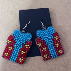 Festive Gift Box Earrings